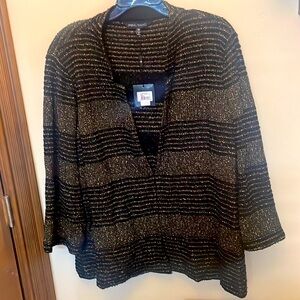 NWT Ming Wang Hook Latch Blazer Jacket! 2X